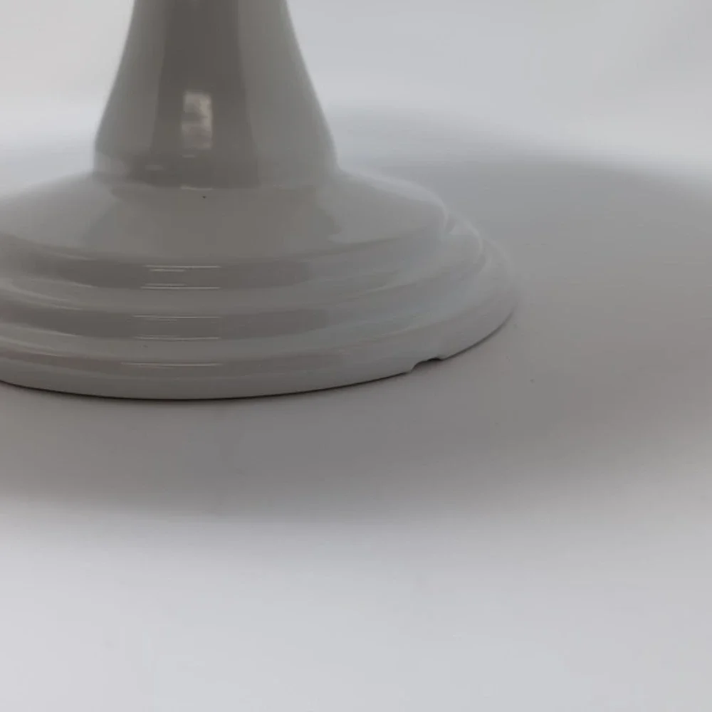 Temp-tations Woodland Ceramic Pedestal Cake Stand with Dome Glass Lid White‎